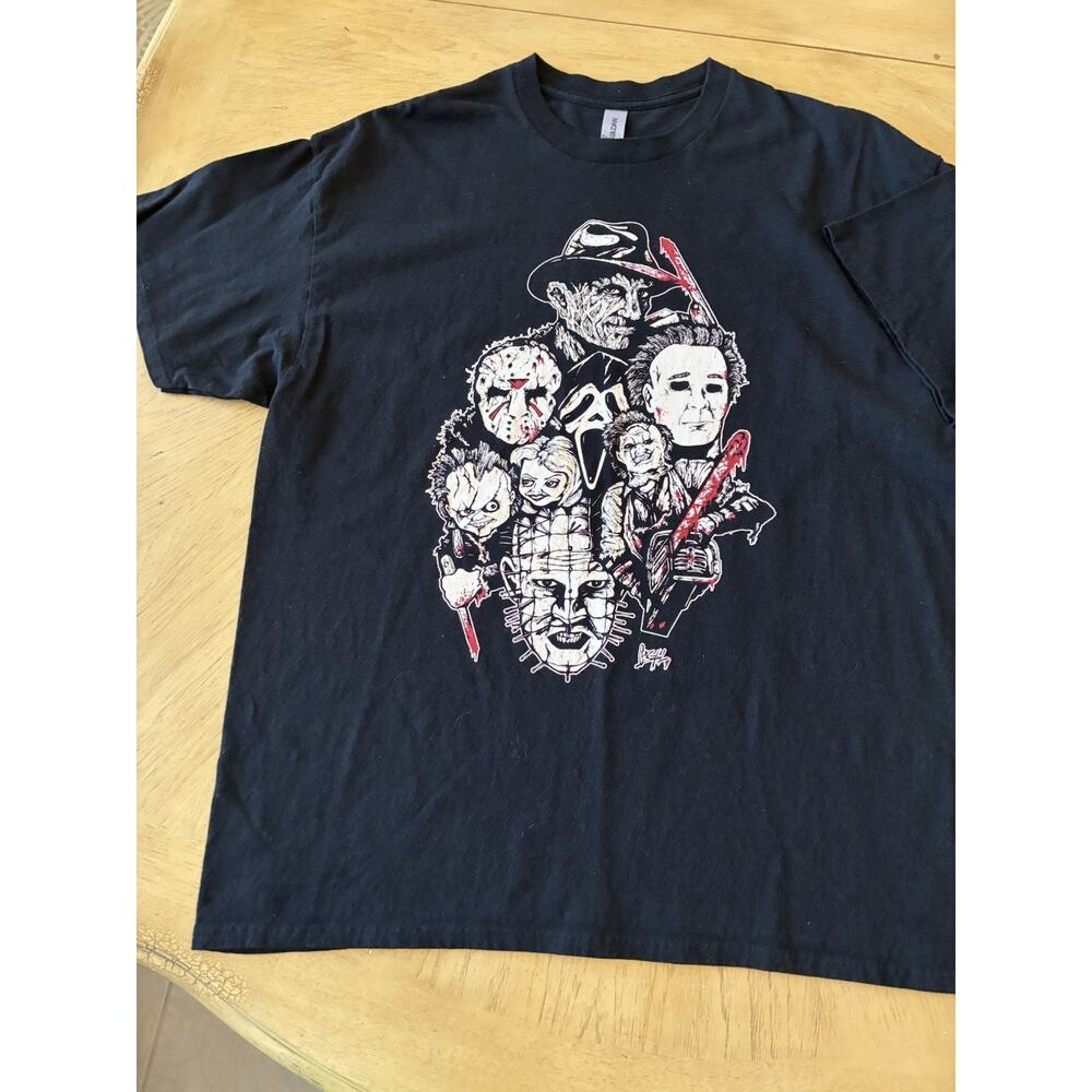 Fatal Reunion freedie scream halloween jason Graphic T-Shirt RARE GillesBone XL - Picture 11 of 13